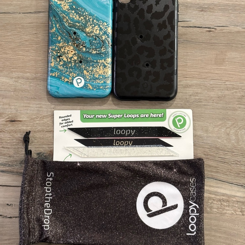 Loopy Case Blue and Black Phone Cases for Style and Protection